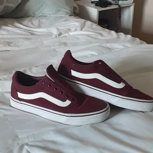 Maroon Vans